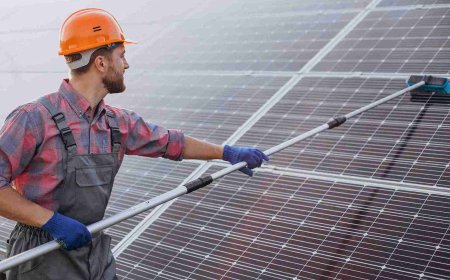 Rooftop Solar Panel Cleaning In Lahore