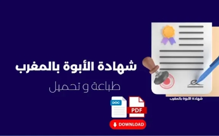 شهادة الأبوة في المغرب