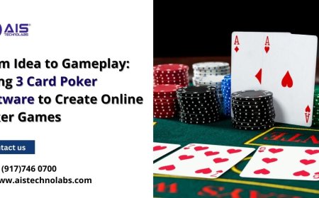 From Idea to Gameplay: Using 3 Card Poker Software to Create Online Poker Games