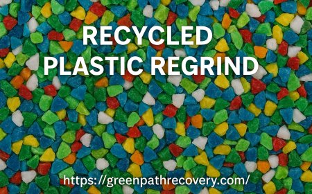Recycled Plastic Regrind: Circular Economy Solution